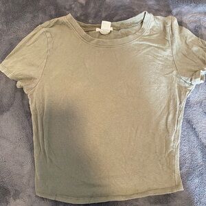 Bozzolo Green Fitted Short Sleeve T-Shirt